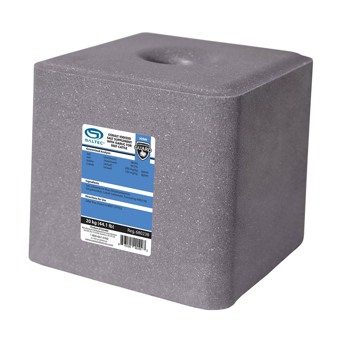 Cobalt Salt Block with Garlic, 20kg SkcFarmFencing