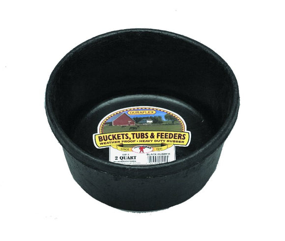 Rubber feed dish - 2qt